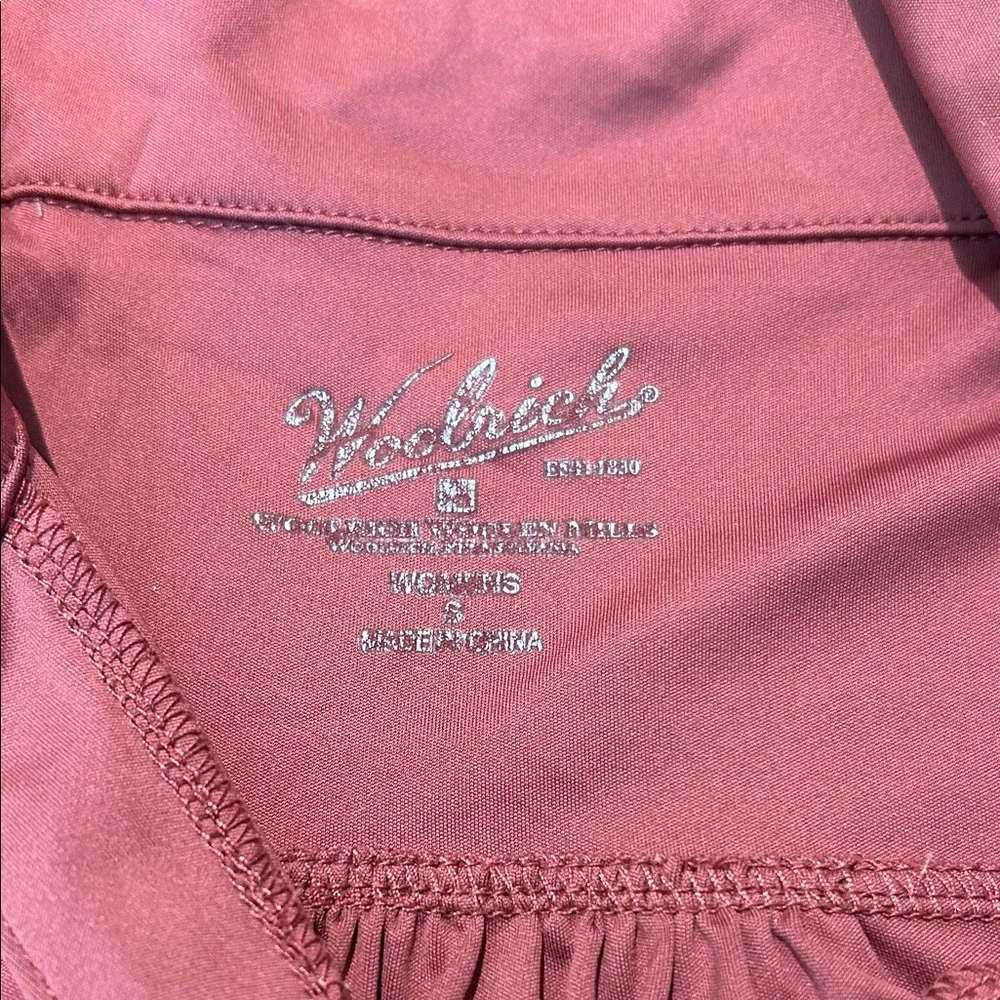 Light Raisin Button-Up Collared Blouse - Picture 2 of 4